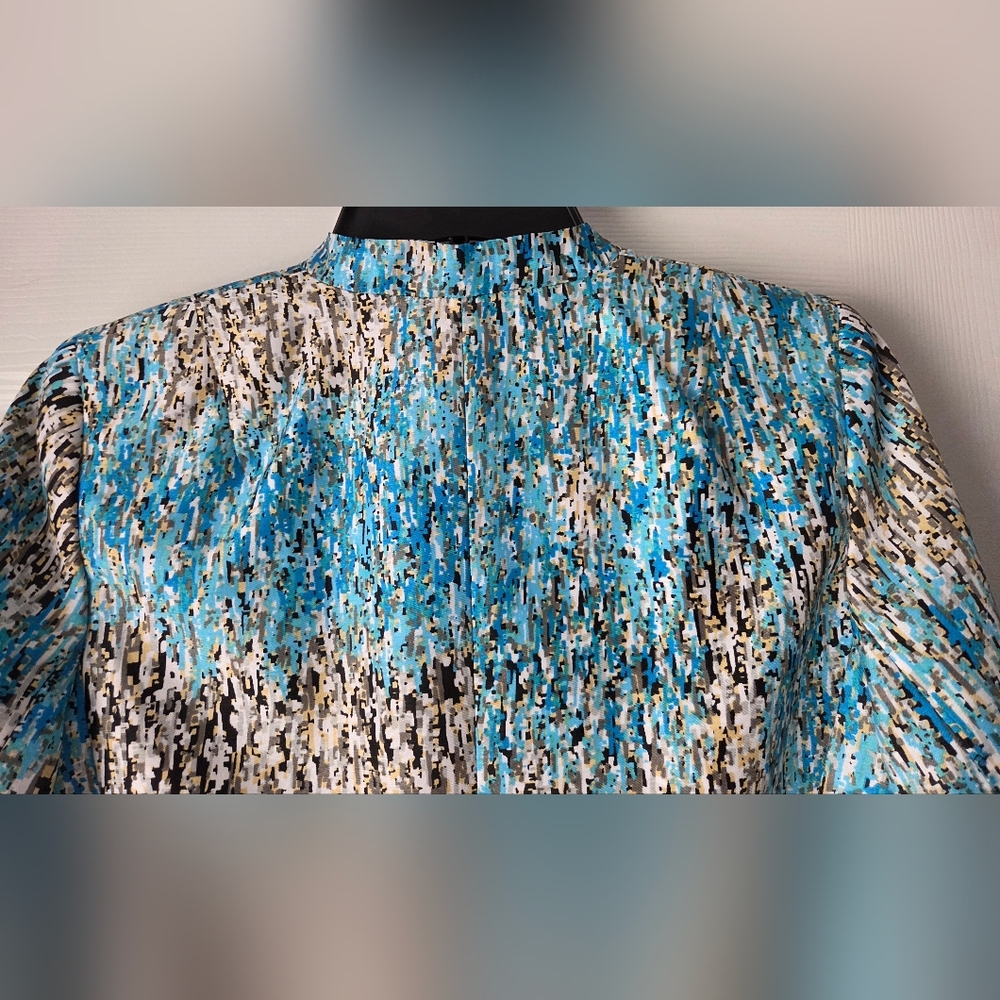 NWOT Kasper Patterned Women's Blazer Size 4P - Picture 8 of 12